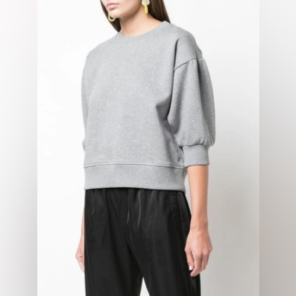 Opening Ceremony NWT Grey Puff Sleeve Sweatshirt szM